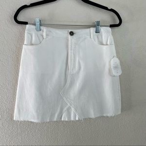 Altar’d State Corduroy Skirt Frayed Hem NWT